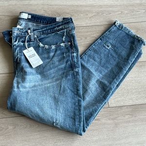 Torrid High Rise Straight Distressed Jeans 18